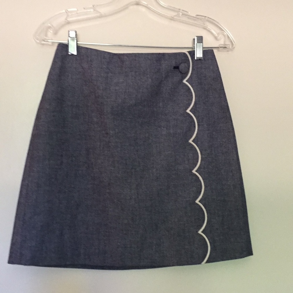 J Crew Scalloped Skirt